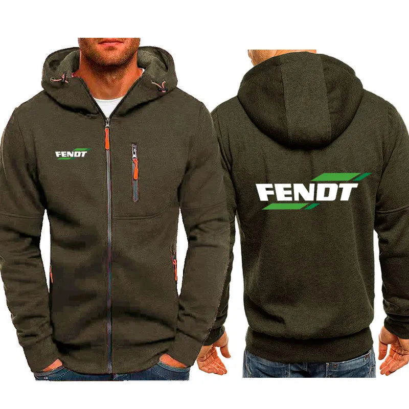 New Spring Autumn Fendt Hoodied Men's Fashion Long Sleeve Zipper Cotton Hip-Hop Harajuku Hoody Casual Jacket hoodies coat XXXL