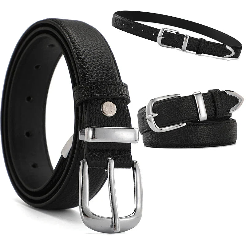 Women Leather Belts High Quality Fashion Best Matching Dress Jeans Belts for Lady Women's Dress Luxury Designer Brand LB2146