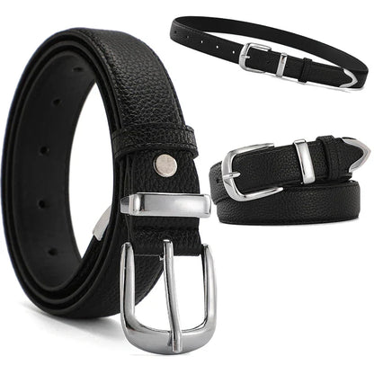 Women Leather Belts High Quality Fashion Best Matching Dress Jeans Belts for Lady Women's Dress Luxury Designer Brand LB2146