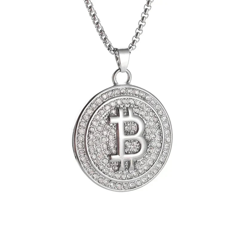 Stainless Steel 100 Dollar Bill Pendant Necklace for Men Women Fashion Lucky Wealth Jewelry Exquisite Gift