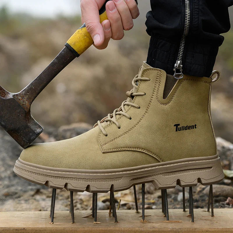 Men's protective shoes, safety shoes, steel-toe boots, anti-smashing and anti-puncture work shoes, tactical boots