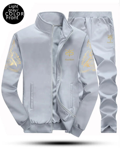 2023 Spring Autumn Marshmallow Men's Sports Suit Casual Long Sleeve Baseball Jersey Jacket Student Fitness Sweatshirt