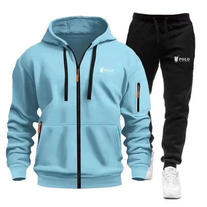 Zipper Sweatshirt Suit Sweatshirts for Men Daily Casual Hoodies Pants High Quality 2026 Sports Tracksuit Jogging Men's Clothing