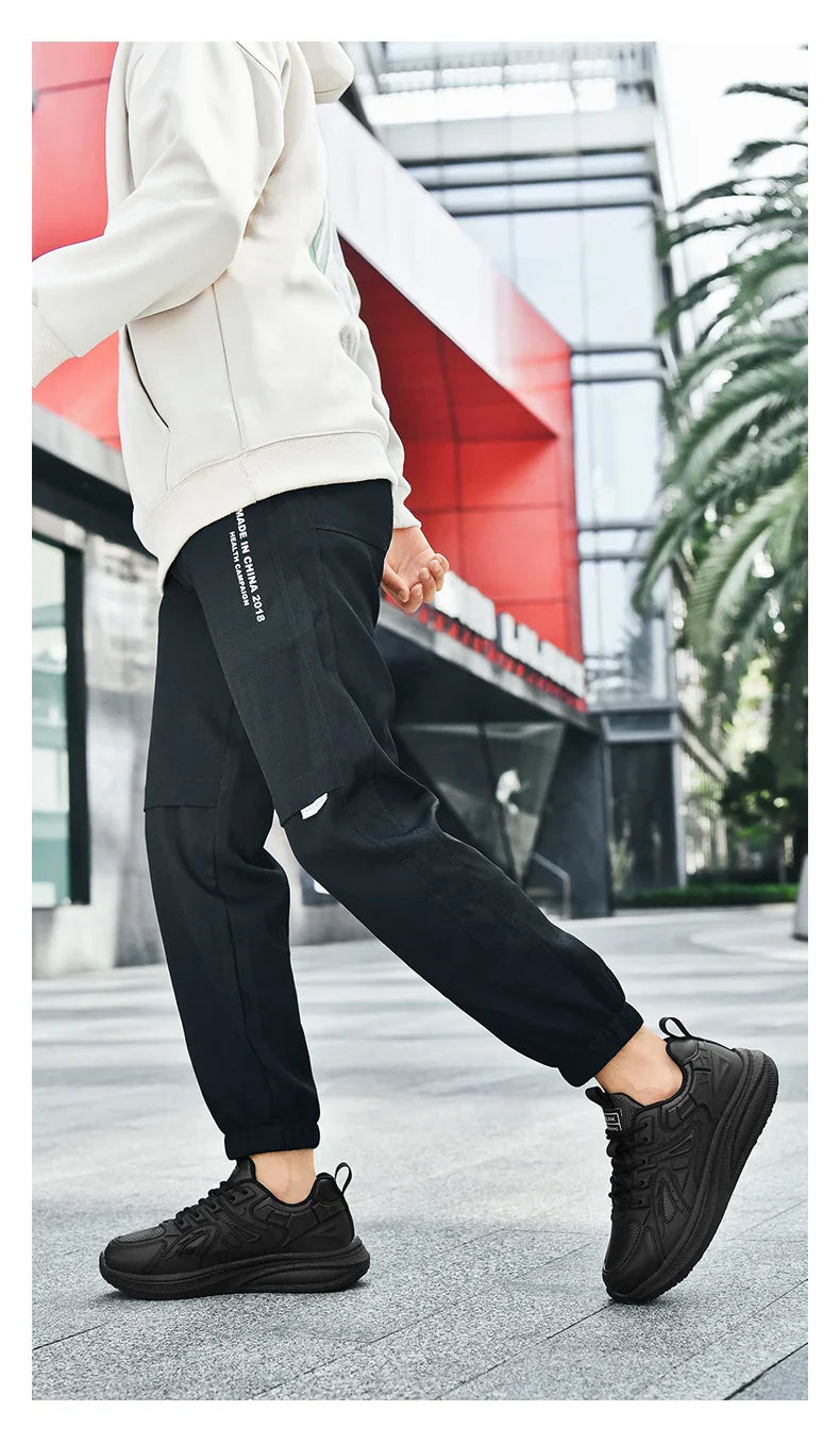 Shoes Four Seasons Breathable Light Non-slip Waterproof Oil-proof Kitchen work shoes Men's Outdoor Casual sports Shoe
