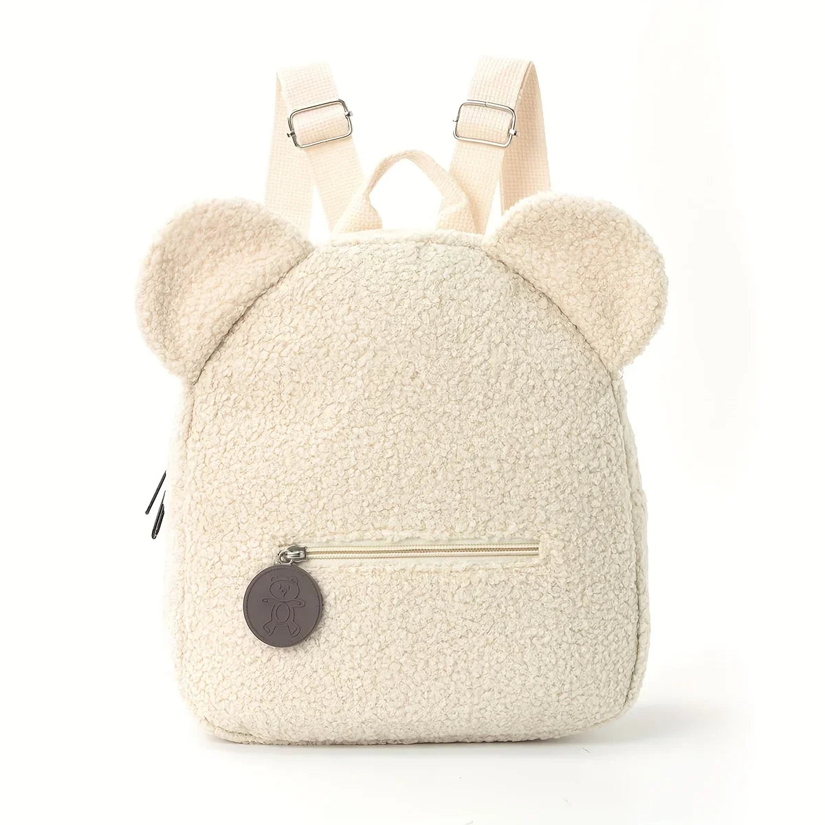 Cute Bear Plush Backpack Embroidered Name Autumn Winter Kids Outdoor Shoulder Bags Custom Personalized Children's Gift Bags