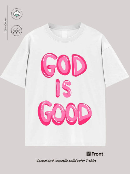 LZJSHOP2025gicechy Loose Summer Casual Light Luxury Short Sleeve Top New Round Neck Printed Same Style Letter Unisex T-Shirt