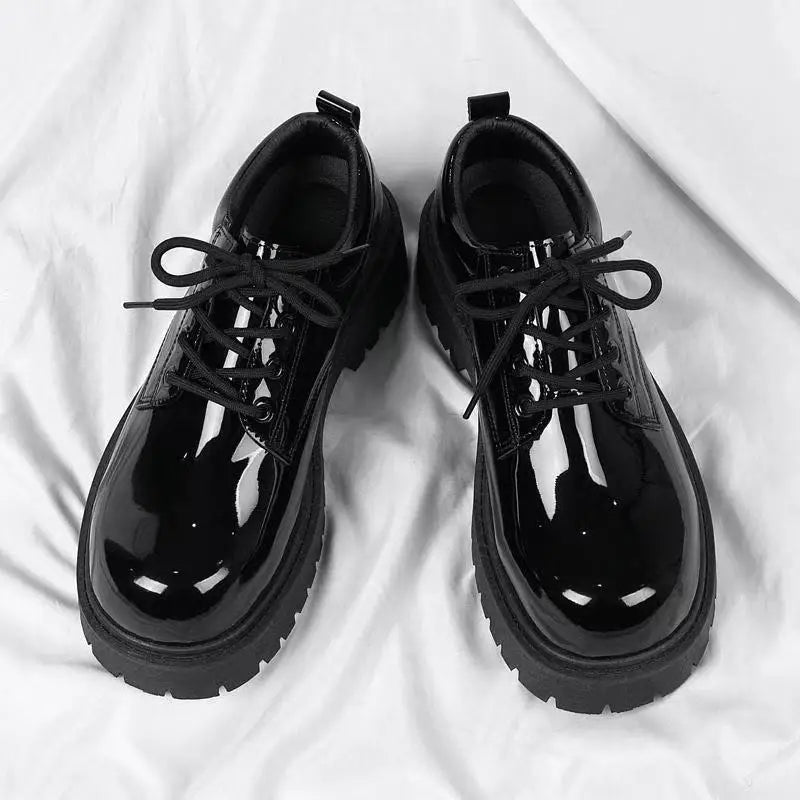 Men's formal shoes, business casual shoes, shiny big toe shoes, men's shoes, event party dress shoes