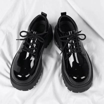 Men's formal shoes, business casual shoes, shiny big toe shoes, men's shoes, event party dress shoes