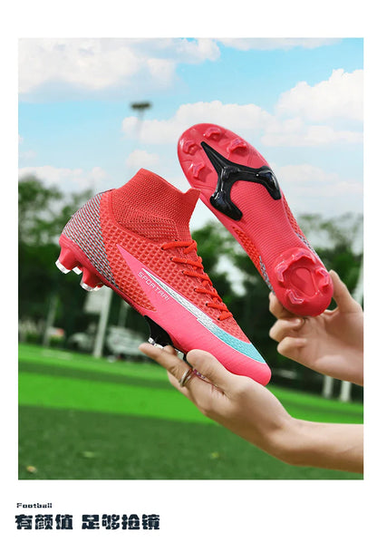 Men TF Football Boots Sneakers Indoor Comfortable High Quality Training Male Soccer Shoes Non Slip Sports Football Shoes Match