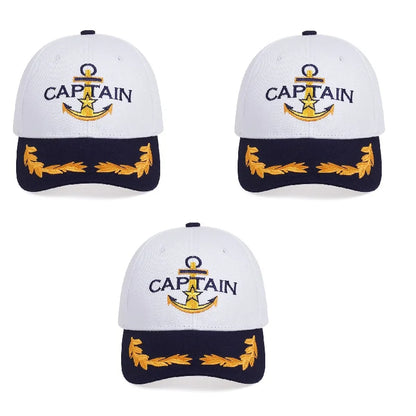 Men Women Baseball Caps Embroidered Captain & First Mate Hats Boating Marine Sailor Party Fun Hat