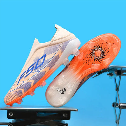 New Men Football Boots Outdoor High-top Soccer Shoes Cleats Hot-selling Grass Match Indoor Sneakers Non-Slip High-quality