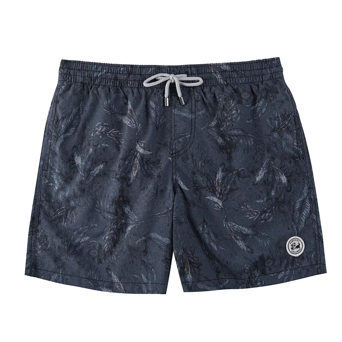 Beach Men's Swim Shorts Flower 3D Printed Surfing Board Shorts Quick Dry with Mesh Lining and Pockets Struck Shorts