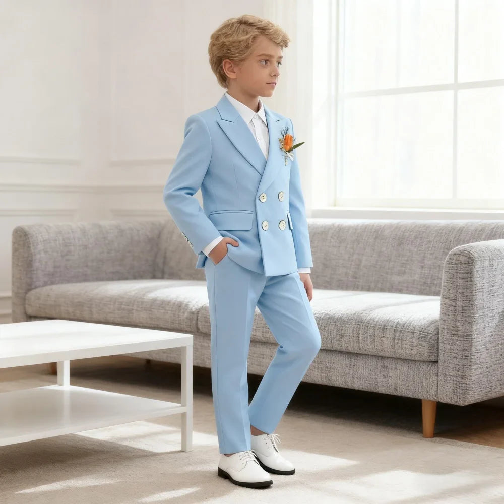 Elegant Kids Stage Performance Suit Formal Baby Birthday Suit 2026 Classic Ceremony Little Boys Photography Suit