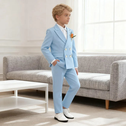 Elegant Kids Stage Performance Suit Formal Baby Birthday Suit 2026 Classic Ceremony Little Boys Photography Suit
