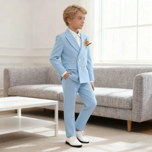 Elegant Kids Stage Performance Suit Formal Baby Birthday Suit 2026 Classic Ceremony Little Boys Photography Suit