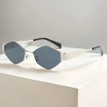 Vintage Special-Shaped Sunglasses Women Men Square Sun Glasses Female Retro Polygon Sunglasses for Male Eyeglass Eyewear