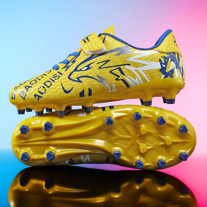 New Men Kids Football Boots Ultralight Professional Boys Match Grass Soccer Shoes Cleats Non-Slip Training Shoes Drop Shipping