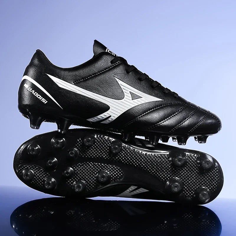 Men Football Boots Soccer Shoes Breathable Professional Turf Outdoor Non-slip Long Spikes Adult Ultralight Training Futsal