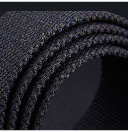Plus LONG Size 160 150 140 130 120 110 cm Canvas Belts Men Black Automatic buckle Unisex Women Large Big Size Jeans Belts 2023