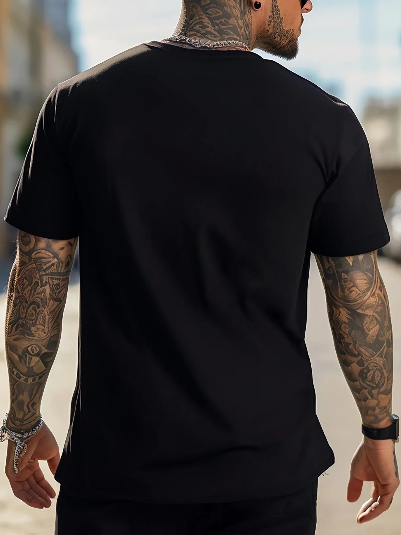Men's summer 100% cotton MADE MITH LOVE 1968 printed fashionable casual sports loose round neck short sleeved T-shirt top