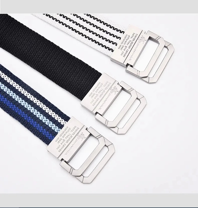 Brand New Canvas Belt Outdoor Tactical Belt Unisex High Quality Canvas Belts for Jeans Male Luxury Casual Straps