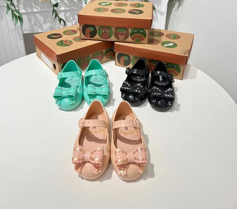 New Mini Melissa Children's Sandals Pineapple Fruit Sandals Strawberry Jelly Girl Baby Avocado Sandals Toddler Melissa Shoes