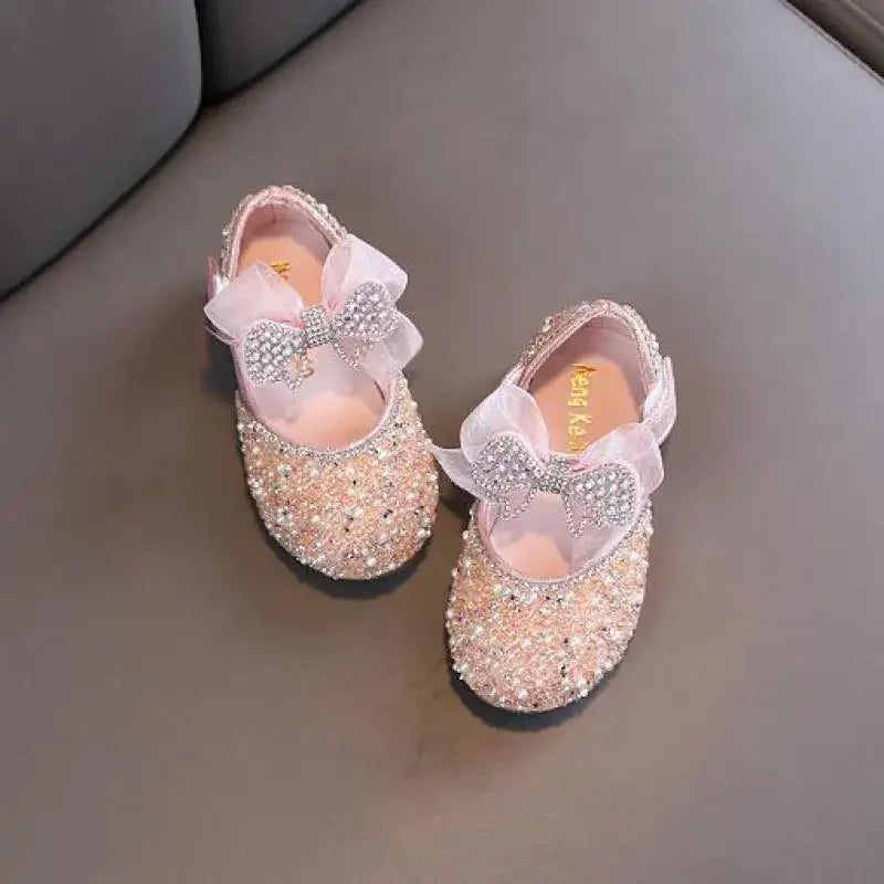 Girls Princess Shoes Children Party Dance Shoes Student Spring Autumn New Flats Kids Performance Shoes