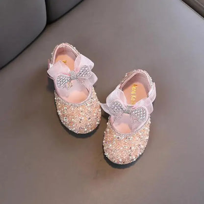 Girls Princess Shoes Children Party Dance Shoes Student Spring Autumn New Flats Kids Performance Shoes