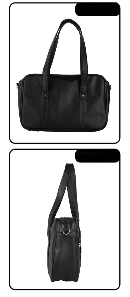 Briefcase high Students Bag Schoolbags Shoulder Bags14-16inch Laptop Bag's Messenger Bags Office HandbagPU Leather tote bag