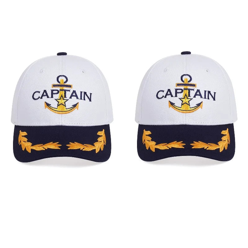 Men Women Baseball Caps Embroidered Captain & First Mate Hats Boating Marine Sailor Perfect Nautical Gift Presents Party Fun Hat