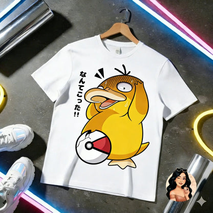Graphic T Shirt Man Women 2026 Summer Y2k Short Sleeve Tee Top Streetwear Oversized Casual Parent-child Clothing