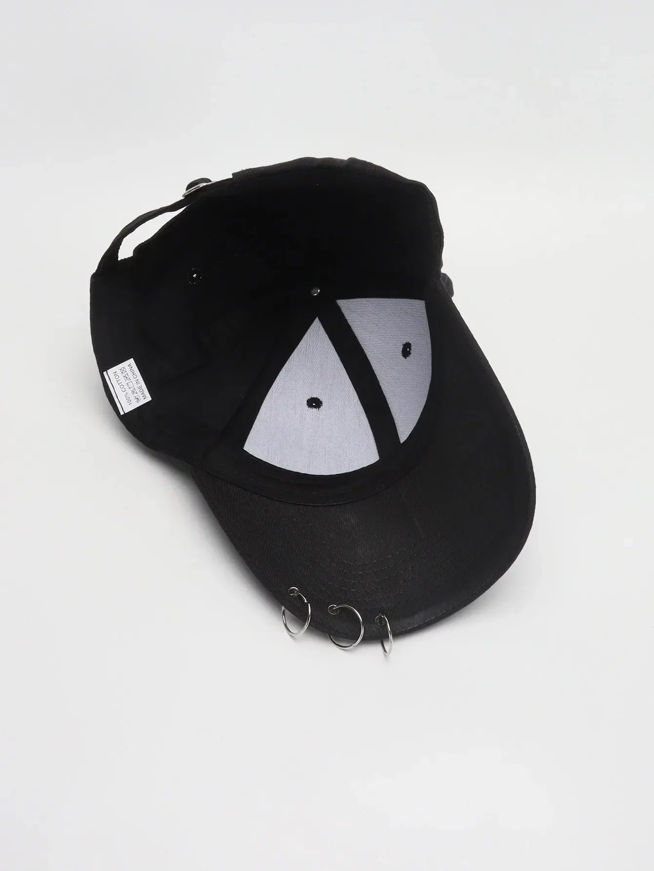 Hip Hop Women's Baseball Cap With Ring Circle Snapback Hats For Men Women Unisex Dad Hat Adjustable Kpop Korean Style Gorra
