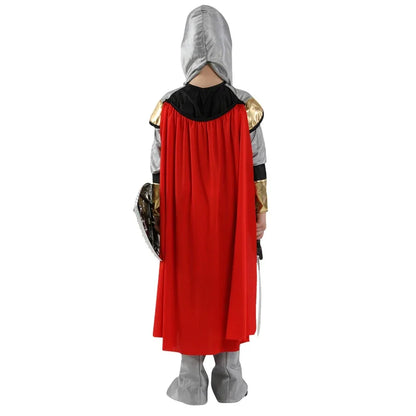 Child Greek Roman Warrior Gladiator Costume Boys Knight Cosplay Carnival Party Fancy Dress No Weapon