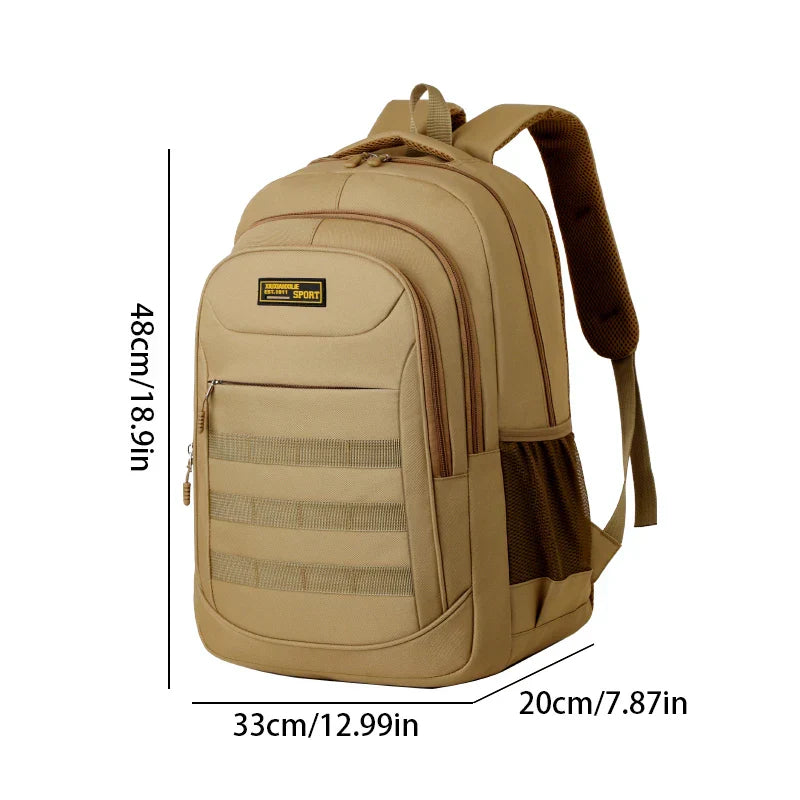 Men's and women's universal backpack, large capacity multi-purpose laptop backpack, durable travel backpack with safety compartm