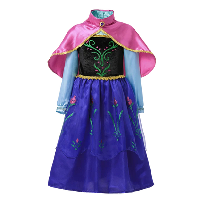 Cinderella Anna Elsa Costume Children Princess Dress for Girls Kids Cosplay Snow White Christmas Carnival Party Disguise Outfit