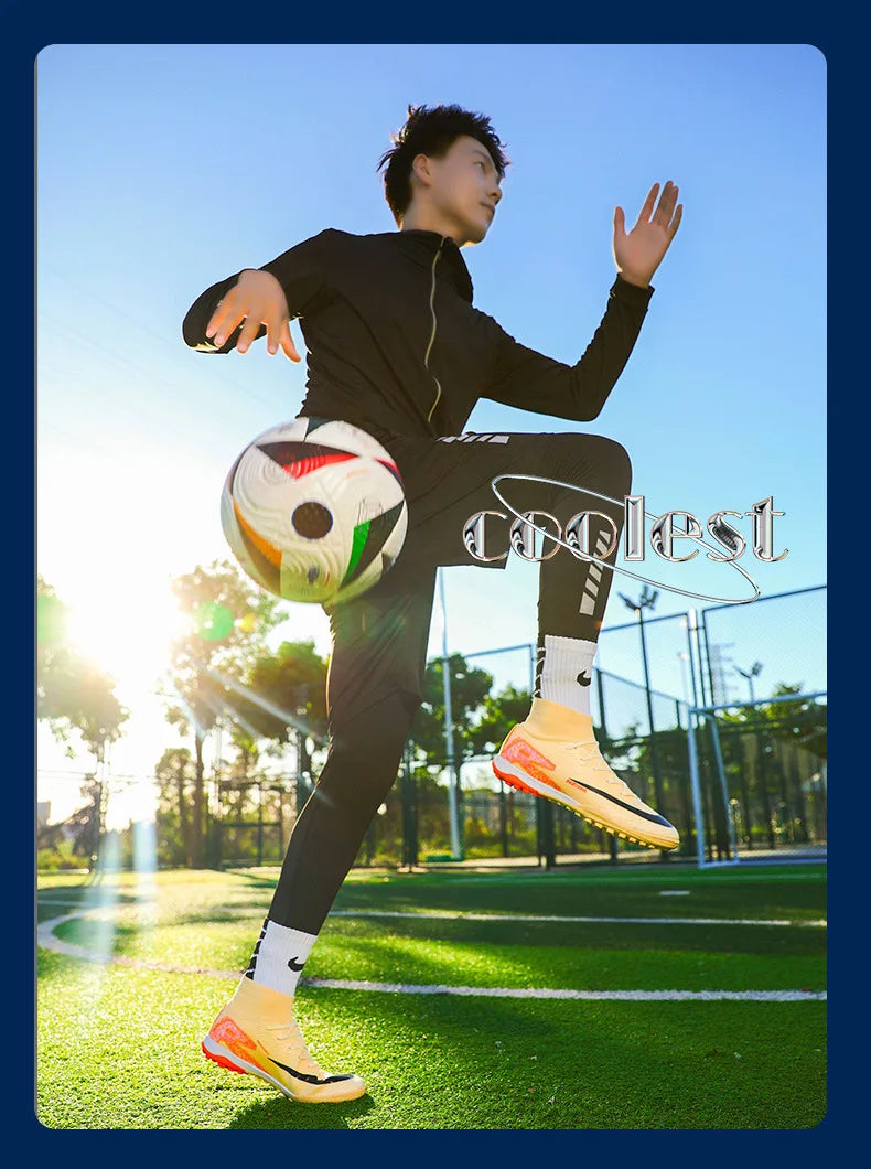 Quality Soccer Cleats for Men Soccer Shoes Society Boys Football Boots Male Football Shoes Sneakers Unisex Soccer Boots