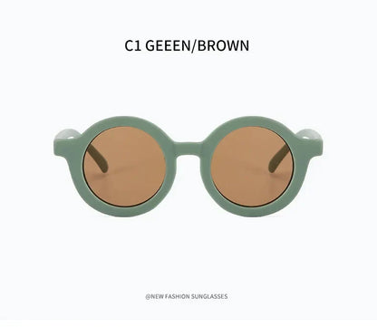 2024 new children's sunglasses yuanchaotong UV400 plastic  glasses  sunglasses