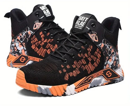 High Top Protective Safety Shoes Men Steel Toe Work Shoes Men Women Work Safety Boots Anti Smash Safety Indestructible WorkBoots