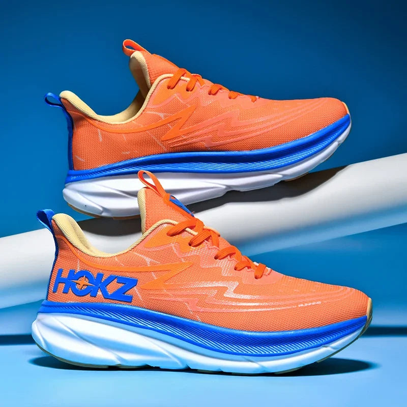 Men's Running Shoes Cushioning Outdoor Non-Slip Jogging Breathable Trainer Race Sneakers Luxury shoes Mesh Couple Off-road Shoes