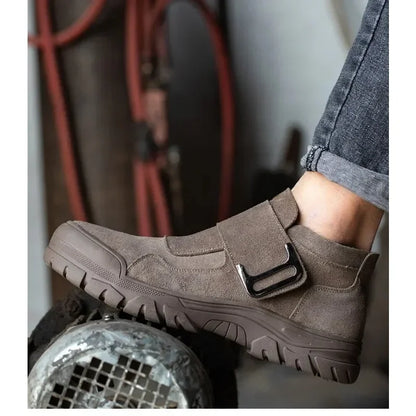 New Steel Toe Anti Smashing Steel Toe Anti Piercing Boots Indestructible Work Shoes for Men's Construction Work Shoes Durable