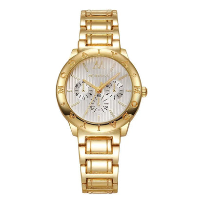 Luxury Stainless Steel Strap Women Watches Fashion Analog Quartz Wristwatches Reloj Mujer