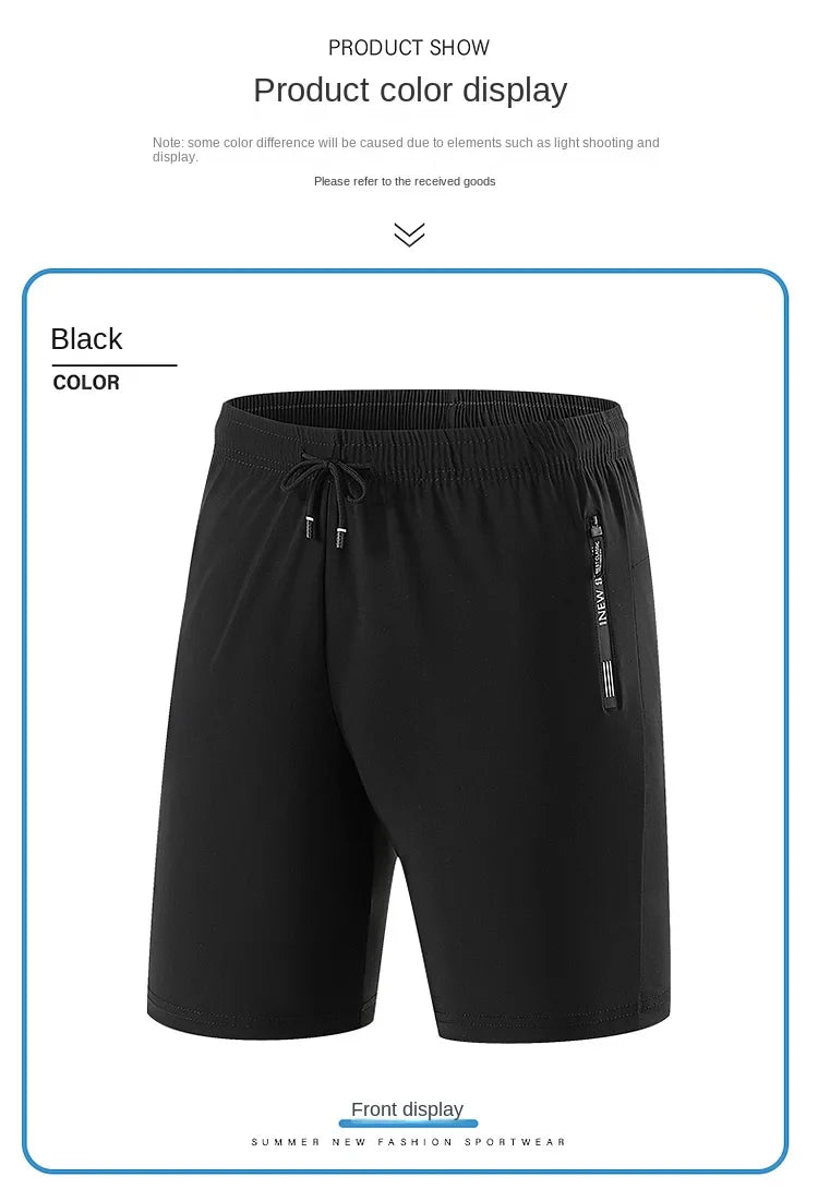 Men's Sports Shorts,bermuda Clothing, Fitness Jogging Shorts,ice Silk