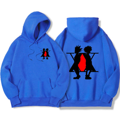 Japan Anime Graphic Xx Prints Hoodies Mens Oversized Casual Streetwear Fleece Pullovers Street Clothes Hip Hop Fashion Hoody