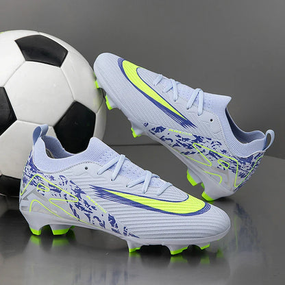 2025 Football Shoes Tiempo Legend 10 Elite FG Wear Resistant Shock Absorption Comfortable Anti-slip Round Head Long Spike