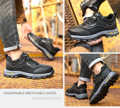 Safety shoes, anti smashing and anti stabbing work shoes, men's protective shoes, lightweight and comfortable protective boots