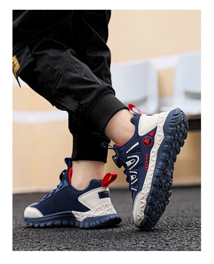 Children Sports Sneakers for Boys Girls Kid Cartoon Graffiti Pattern Casual Shoes Boys Basketball Shoe chaussures de sport