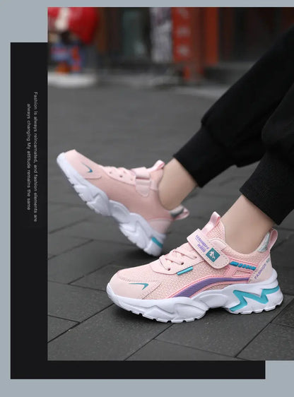 Children's Sports Shoes Kids Running Sneakers for Boys Girls Air Mesh Breathable Outdoor School Casual Fashion Shoes Anti-skid