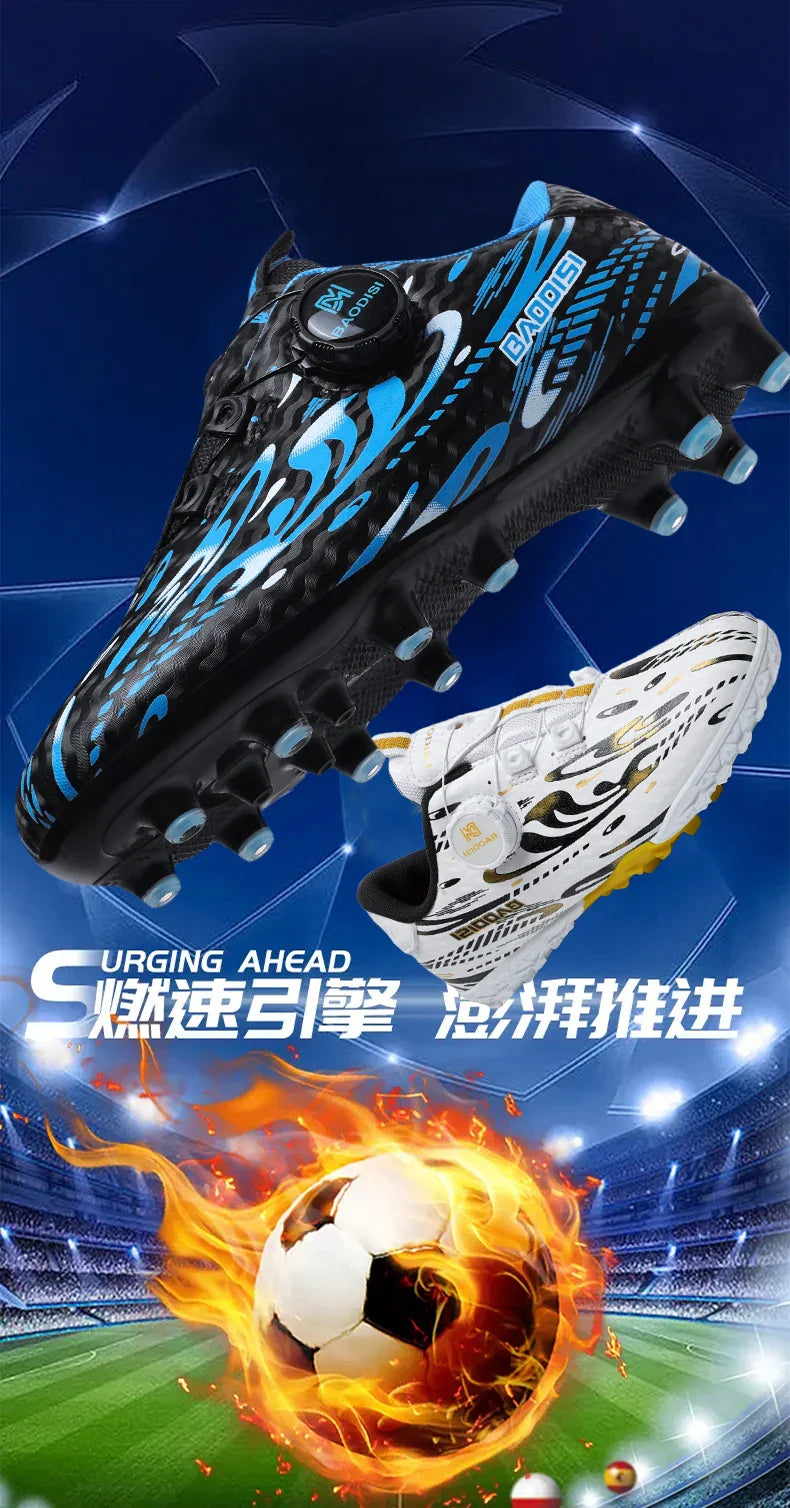 New Kids Football Boots Society Cleats Soccer Shoes Professional Children Football Field Boots Original Non Slip Sneakers Fast