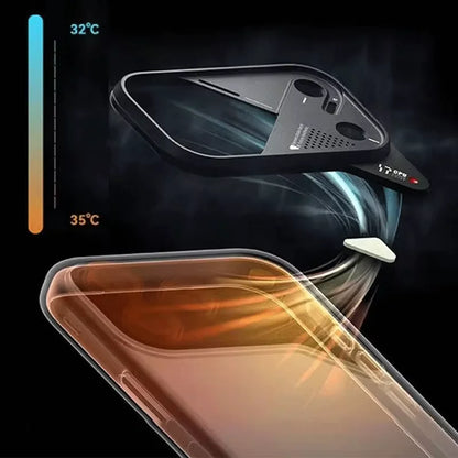 Case For iPhone 17 Pro Max Bracket Airbag Back Cover Case for iPhone 17 Pro