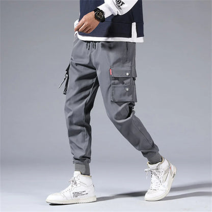 Fashion Multiple Models New Multi Pocket Drawstring Pants Men's Casual Cargo Pants Summer Outdoor Hip Hop Sweatpants Men Women